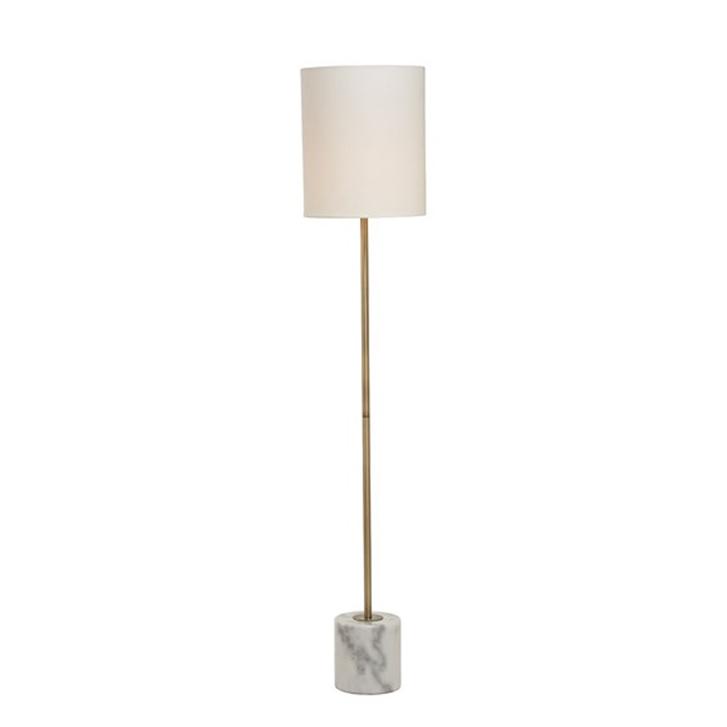 Bianco Floor Lamp - Antique Brass