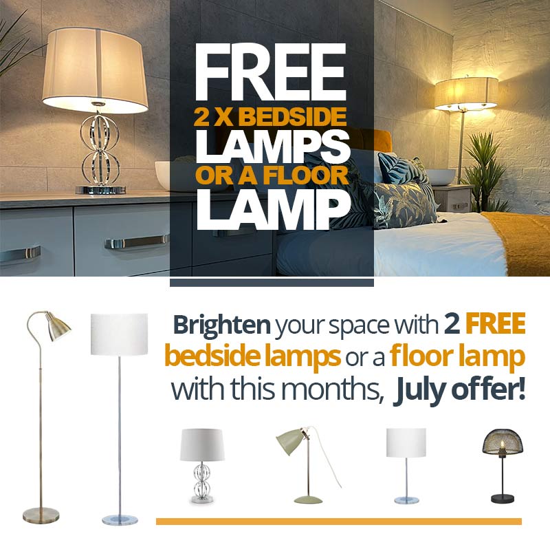 FREE LAMPS JULY OFFER